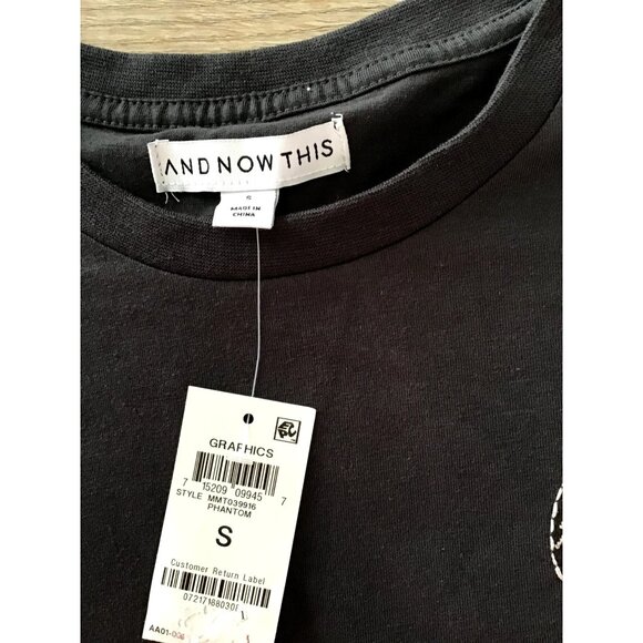 AND NOW THIS- MEN'S SHORT SLEEVE CREW NECK GRAPHIC T-SHIRT SIZE SMALL NEW WITH T - Picture 3 of 7